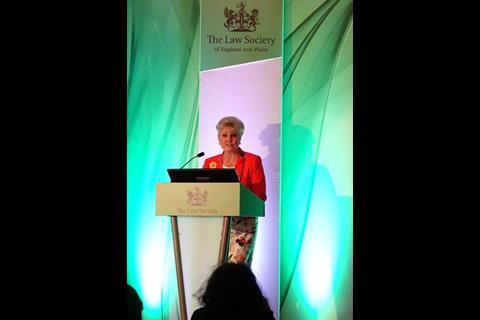 Angela Rippon speaking at Elderly Client Conference 2015